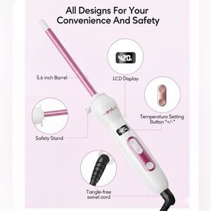 Wavytalk Micro Wave 3/8” Curling Wand